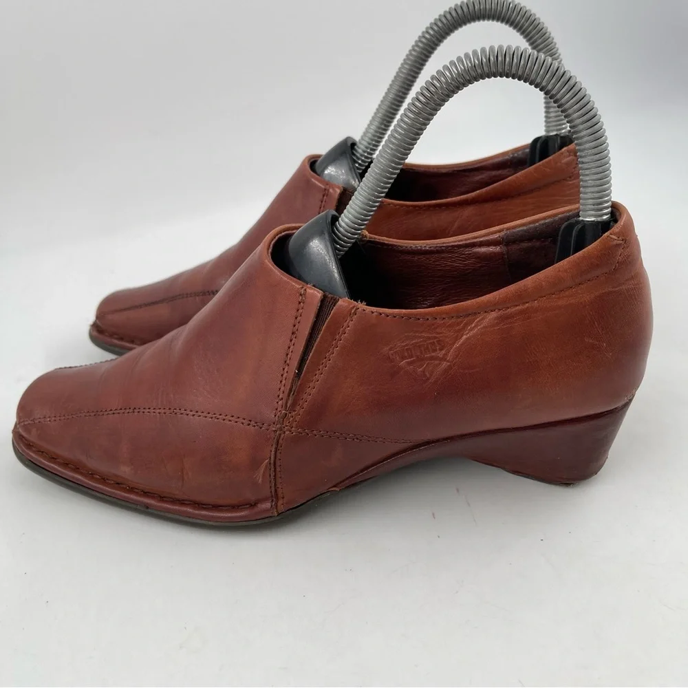 Pikolinos Women’s Brown Leather Ankle Boots Booties - Size 6